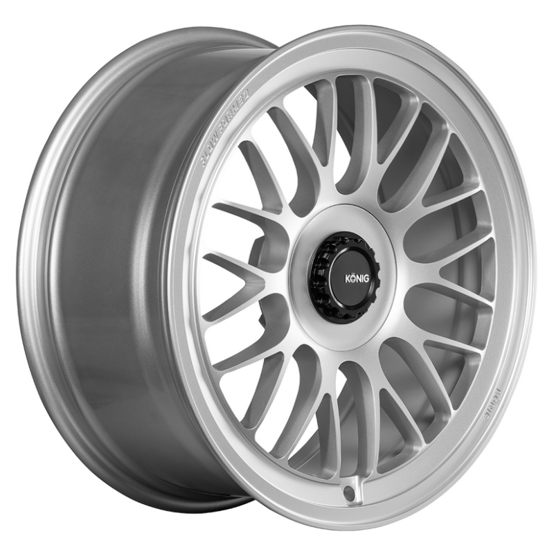 Konig MRK1XR 21x9.5 5x114.3 ET35 Satin Silver Wheel - MKXN151435S