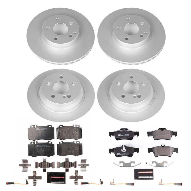 Power Stop 2006 Mercedes-Benz E350 Front and Rear Eurostop Brake Kit - ESK4512