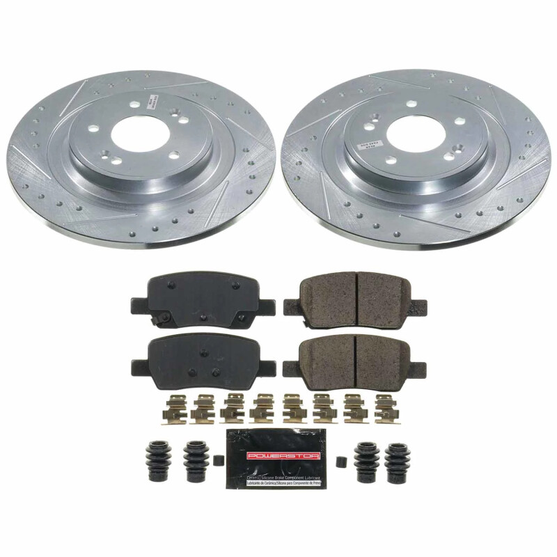 Power Stop 2022 Kia Carnival Rear Z23 Evolution Brake Kit - K9221