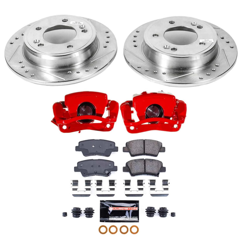 Power Stop 13-17 Hyundai Elantra GT Rear Z23 Evolution Kit w/Calipers - KC6502