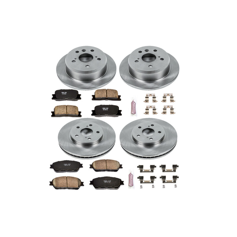Power Stop 05-06 Toyota Camry Front and Rear Autospecialty Brake Kit - KOE2413