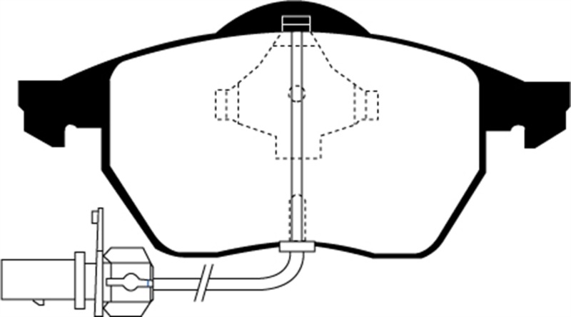 EBC 00-01 Volkswagen Passat 1.8 Turbo Greenstuff Front Brake Pads - DP21114