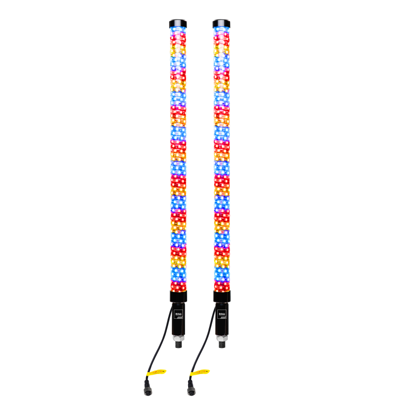 Boss Audio 36in. 360 Degree LED RGB Whip Lights - Pair - XP3PF