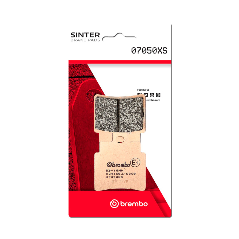 Brembo OE 01-10 Kymco Grand Dink 250cc Sinter Brake Pad - Front - 07050XS