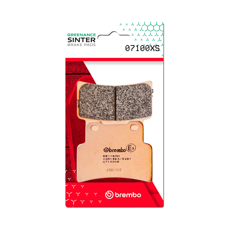 Brembo OE 12-14 Kymco Xciting i 400cc Sinter Brake Pad - Front - 07100XS