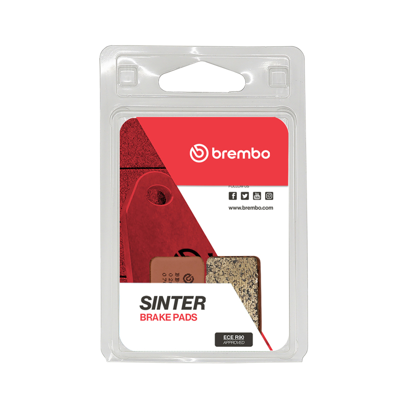 Brembo OE 99-04 Arctic Cat 2x4 (Man. Hand Brake) 250cc Brake Pad - Rear - 07GR55SD