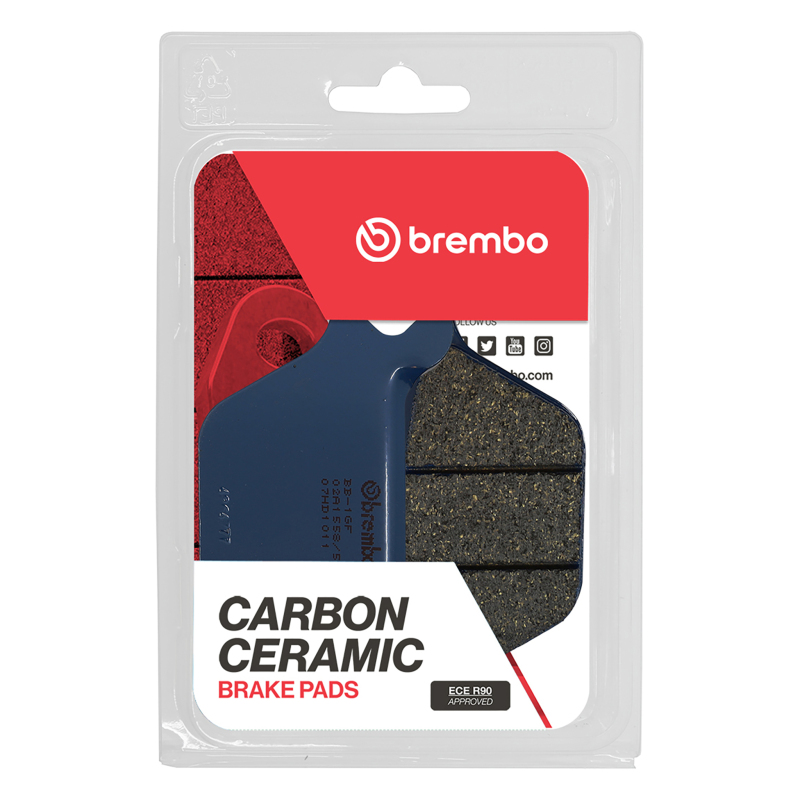 Brembo OE 88-99 Harley Davidson XLH Series EVcc Brake Pad - Rear - 07HD1011