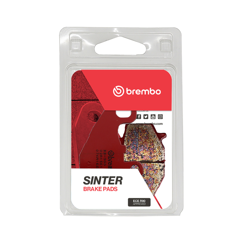 Brembo OE 11-11 Kawasaki Ninja R Left 400cc Brake Pad - Rear - 07KA16SP