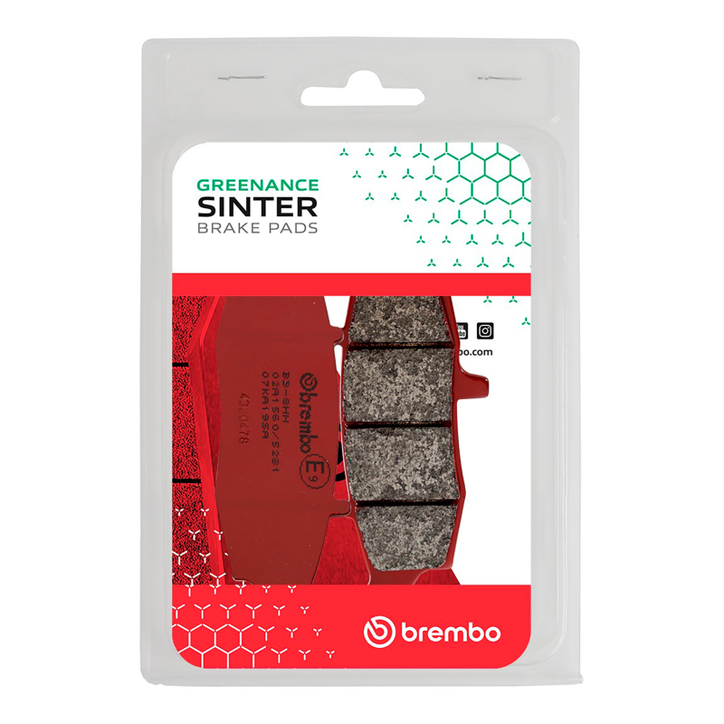 Brembo OE 11-11 Kawasaki Ninja R Left 400cc Sinter Brake Pad - Front - 07KA19SA