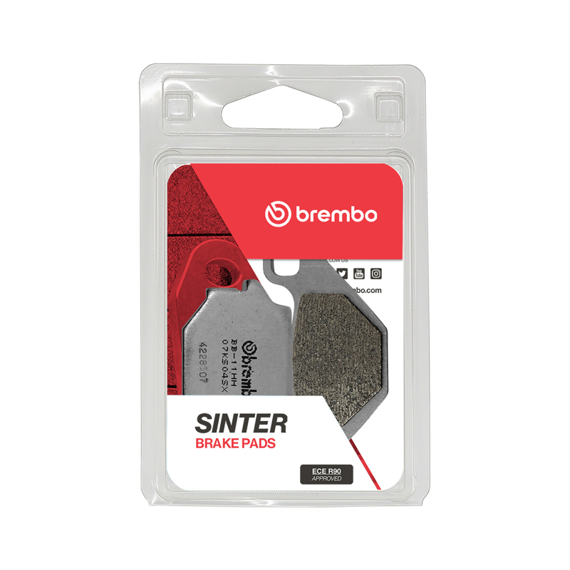Brembo OE 86-86 Kawasaki KX 125cc Sinter Brake Pad - Front - 07KS04SX
