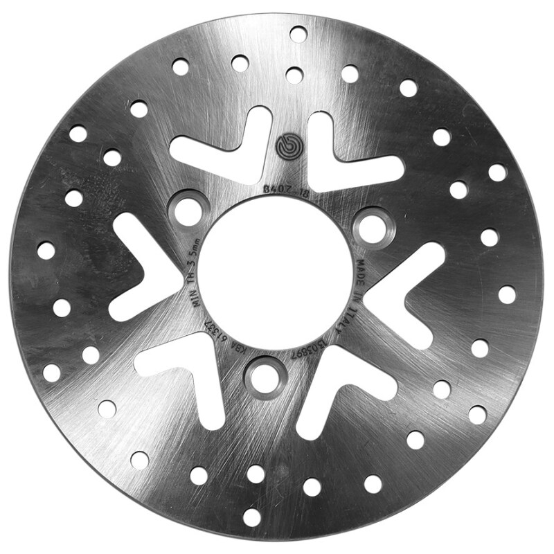 Brembo OE 09-18 Kymco Agility 50cc 200x4mm Brake Disc - Front Fixed - 68B40718
