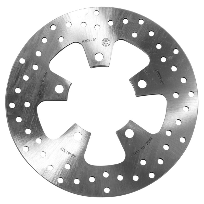Brembo OE 96-02 Kawasaki ZX-7R Ninja 750cc 230x6mm Brake Disc - Rear Fixed - 68B40761