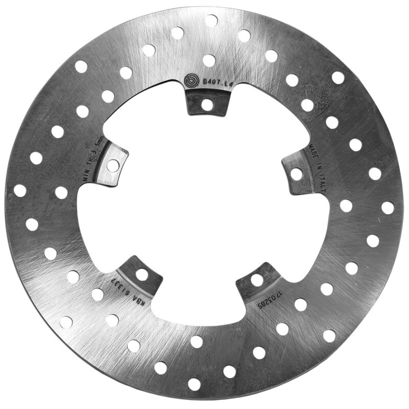 Brembo OE 12-15 Piaggio Vespa Fly 2T 50cc 220x4mm Brake Disc - Front Fixed - 68B407L4
