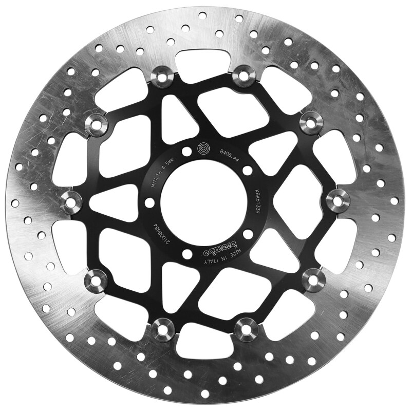 Brembo OE 21-23 Ducati Multistrada V4 Pikes Peak 1158CC 330x5mm Brake Disc - Front Floating - 78B408A4