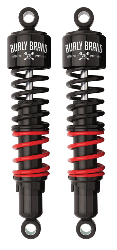 Burly Brand H-D Touring Stiletto Shocks 13in HD - Black - B28-1257