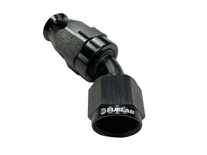 Fuelab PTFE Swivel Hose End Fitting - 45 Degree - 8AN - 72645-08