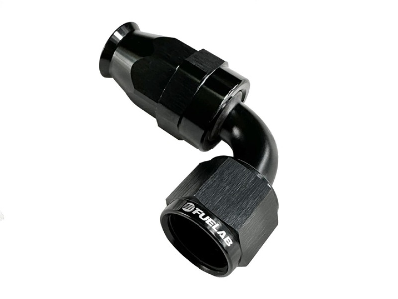 Fuelab PTFE Swivel Hose End Fitting - 90 Degree - 8AN - 72690-08