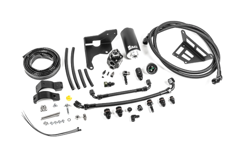 Radium Engineering 14-19 Chevrolet Corvette Fuel Hanger Plumbing Kit w/ MicroglassFilter - 20-1011-05