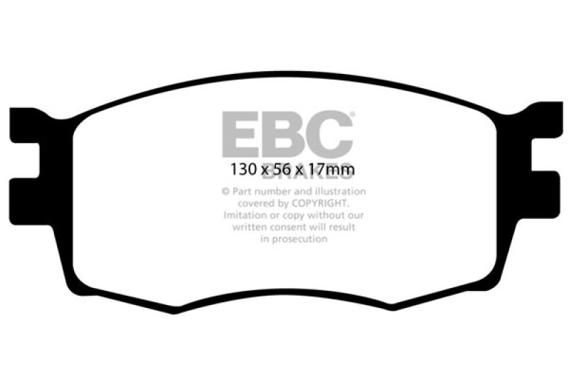 EBC 06-11 Hyundai Accent 1.6 Greenstuff Front Brake Pads - DP21768