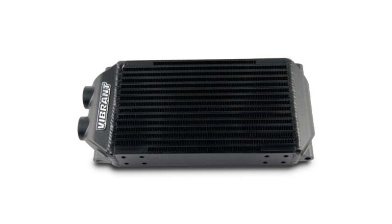 Vibrant Double Pass Oil Cooler Assembly 6in x 10in x 2in - 12952