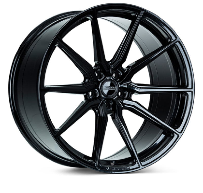 Vossen HF-3 22x9 / 5x108 / ET38 / Flat Face / 63.4 - Gloss Black Wheel - HF3-2J001