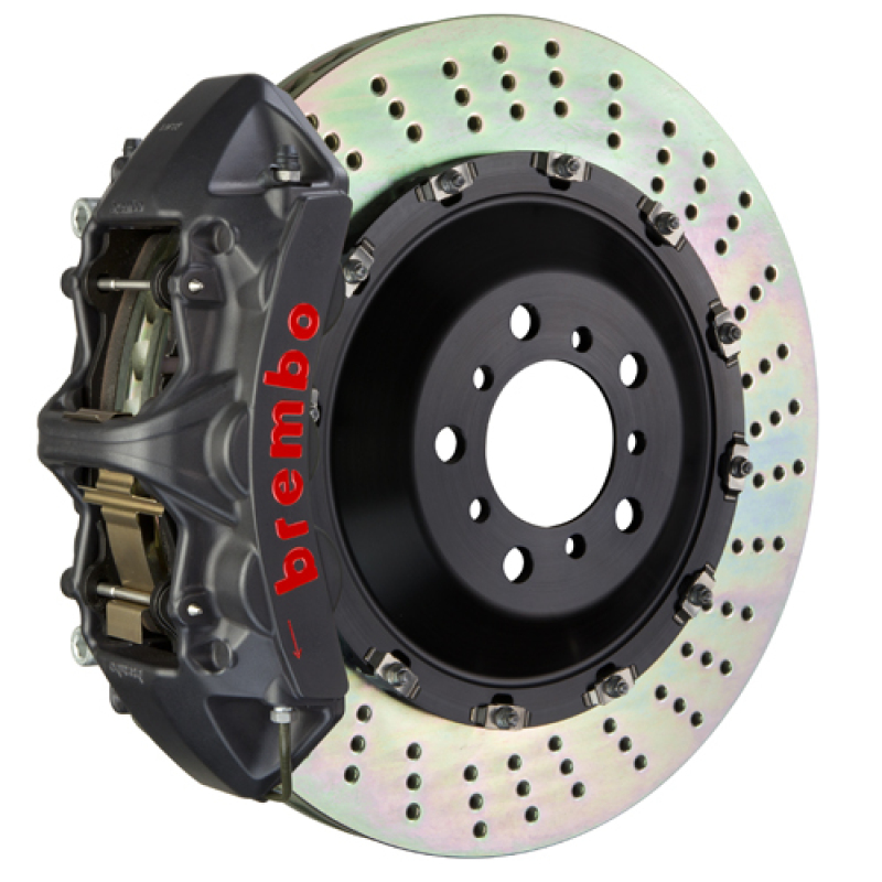 Brembo 24+ BMW M30i/530i xDrive/24+ 540i xDrive Fr GT-S BBK 6 Pist Cast 405x34 2pc Rotor Drl- Blk HA - 1N1.9551AS