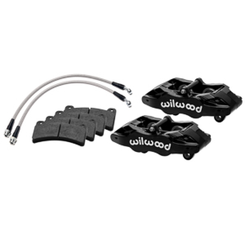Wilwood 05-13 Corvette C6 Base Models DPC56 Rear Caliper Kit - Black - 140-17668-BK