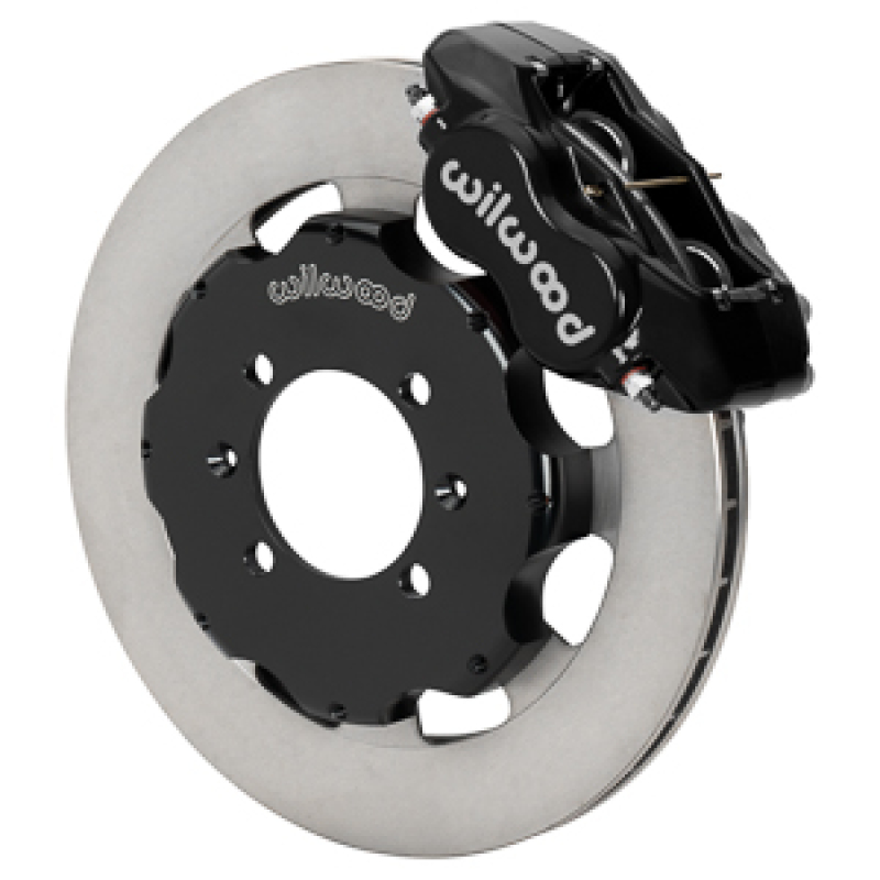Wilwood Forged Dynalite Front Hat Kit - Black Caliper 11.75in Rotor 16+ Miata - 140-17937