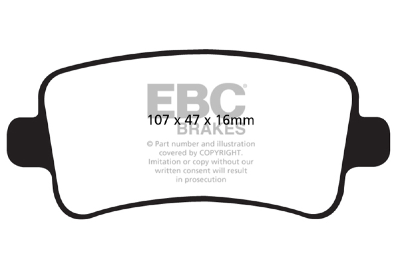 EBC 10+ Buick Allure (Canada) 3.0 Greenstuff Rear Brake Pads - DP22016