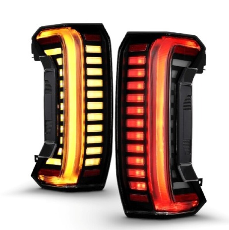 ANZO 22-24 Toyota Tundra Z-Series Full LED Tail Lights Smoke Lens Init/SeqSig- Pair - 311455X