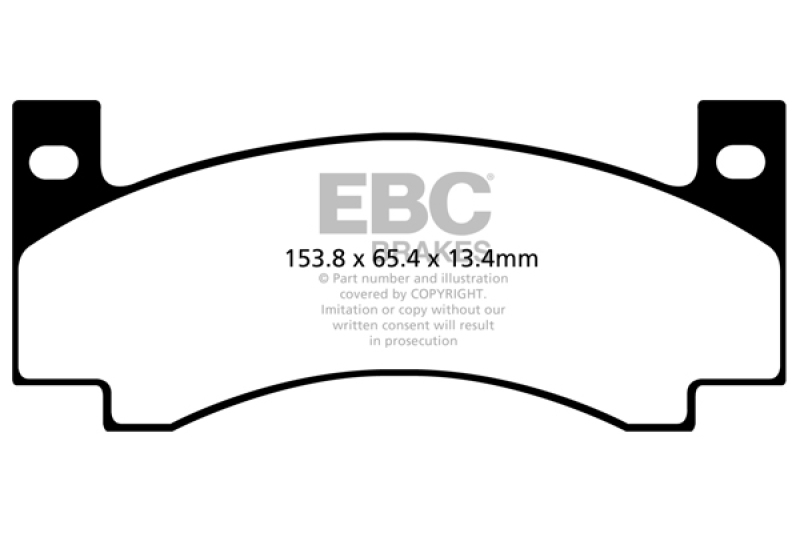 EBC 69-71 Chrysler 300 7.2 Redstuff Front Brake Pads - DP31176C