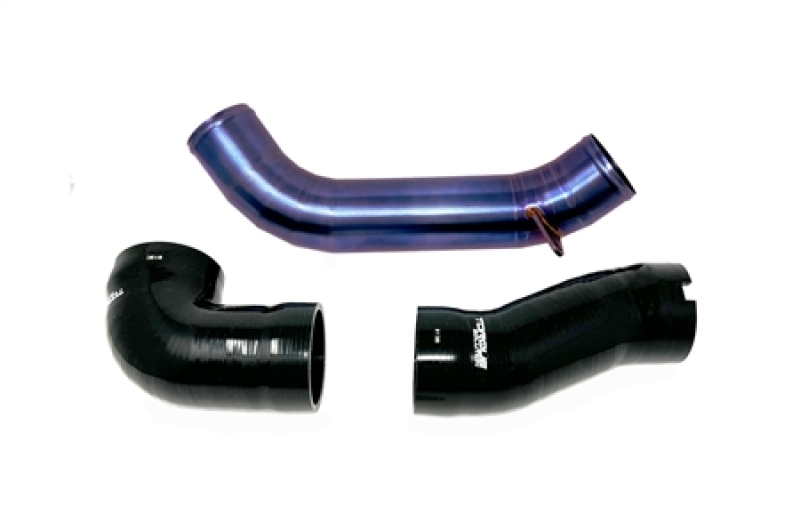 Torque Solution 2022+ Subaru WRX Intake Pipe Kit - Titanium Burnt Purple / Blue - TS-SU-813PR