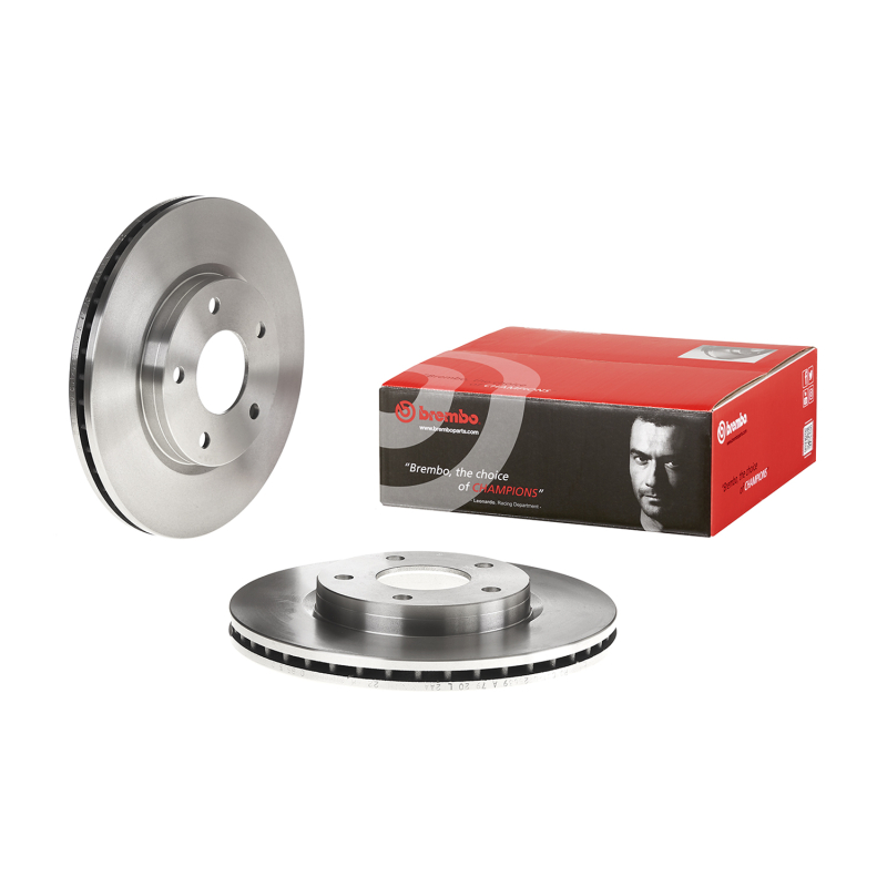 Brembo OE 13-19 Nissan Sentra Standard Brake Disc - Front - 09.B565.10