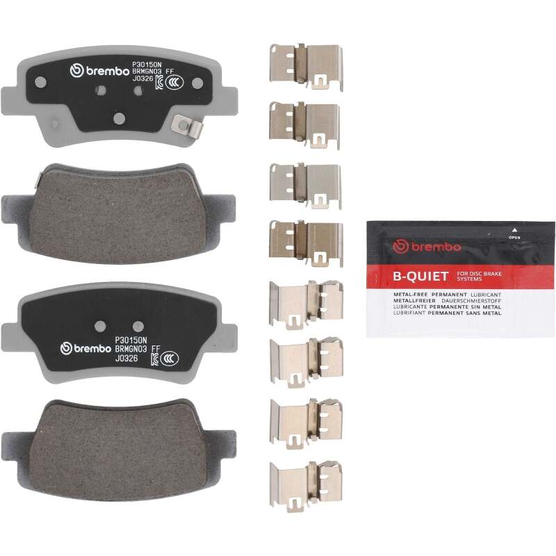 Brembo OE 21-24 Hyundai Elantra PRIME Ceramic Brake Pad - Rear - P30150N
