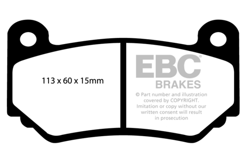 EBC AP Racing CP7600 Caliper Redstuff Brake Pads - DP31377C