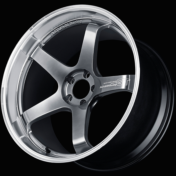 Advan GT Premium Wheel - 20x10.0 Offset +35 & 20x12.0 Offset 20 / 5x114.3 (Machining & Hyper Platinum Black) Nissan GTR Spec