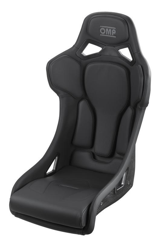 OMP RT Carbon Seat - Leather Black (FIA 8855-1999) - HA0-0831-A01-071