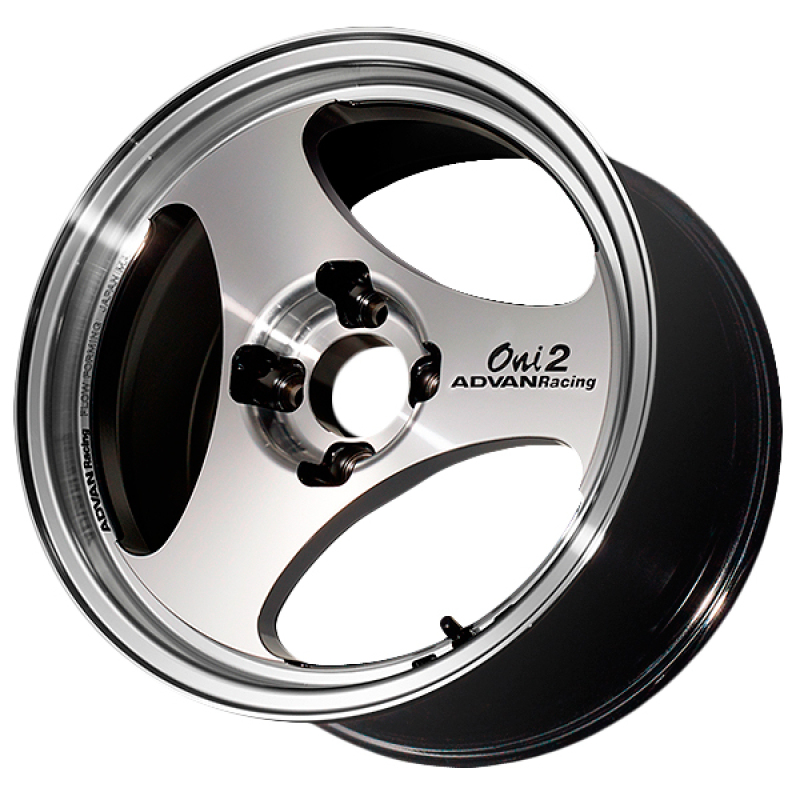 Advan ONI2 14x6.0 +38 4-100 Machining & Diamond Cut Wheel - YAY4C38ADC