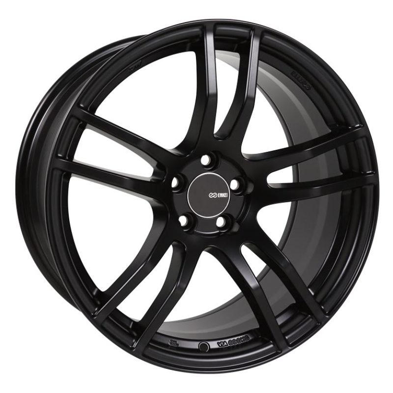 Enkei TX5 18x8 5x114.3 50mm Offset 72.6mm Bore Black - 491-880-6550BK