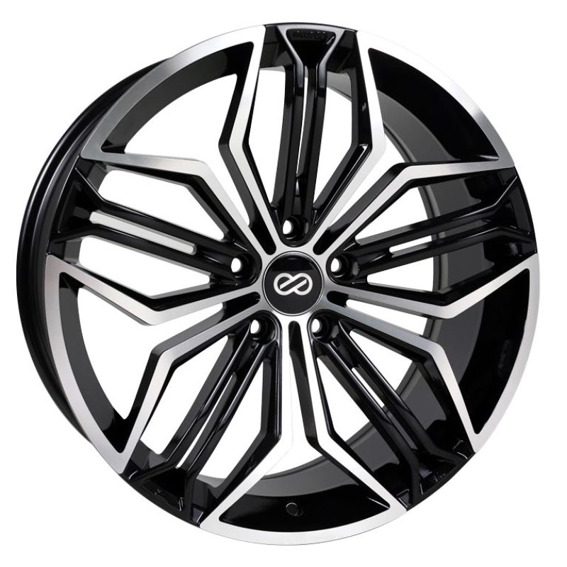 Enkei CUV 20x8 5x110 30mm Offset 72.6mm Bore Black Machined - 495-285-5130BKM