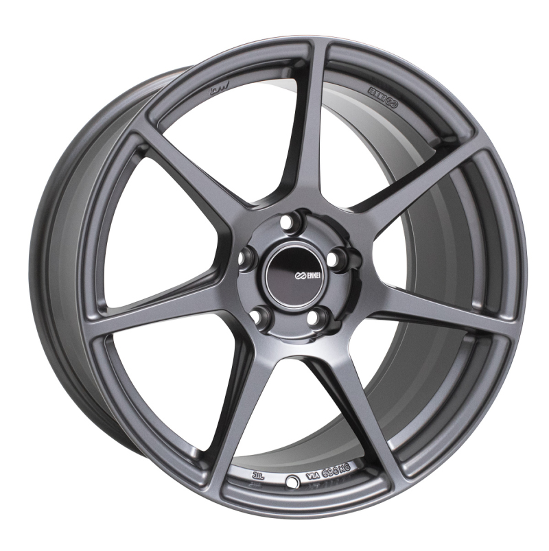 Enkei TFR 17x8 5x114.3 45mm Offset 72.6 Bore Diameter Matte Gunmetal Wheel - 516-780-6545GM