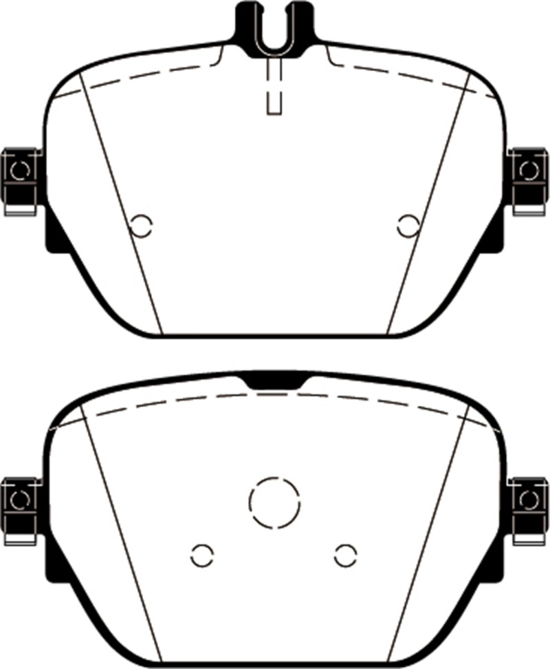 EBC 2019+ Mercedes-Benz CLS53 AMG (C257) 3.0L Turbo Redstuff Rear Brake Pads - DP32314C