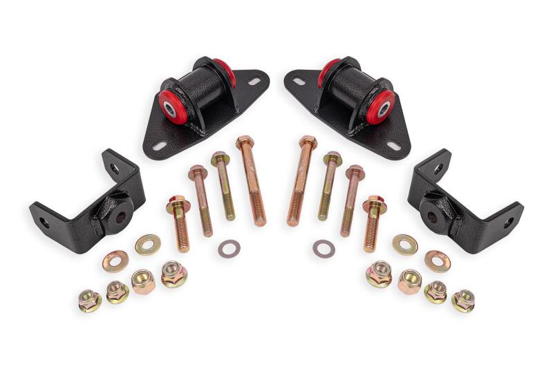 BMR Suspension 14-19 Chevrolet Corvette Motor Mount Kit - Black Hammertone - MM570H