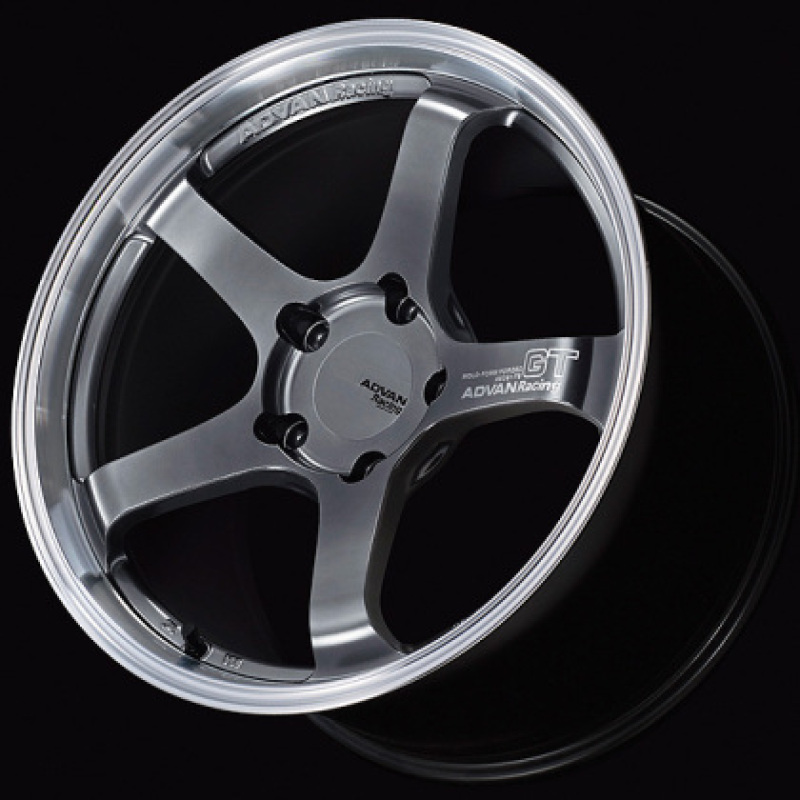 Advan GT Premium Version 21x10.5 +15 5-112 Machining & Hyper Platinum Black Wheel - YAQ1L15MPBP