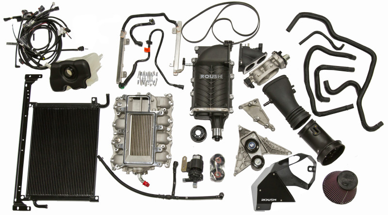 ROUSH 2011-2014 Ford Mustang 5.0L V8 675HP Phase 3 Calibrated Supercharger Kit - 421542