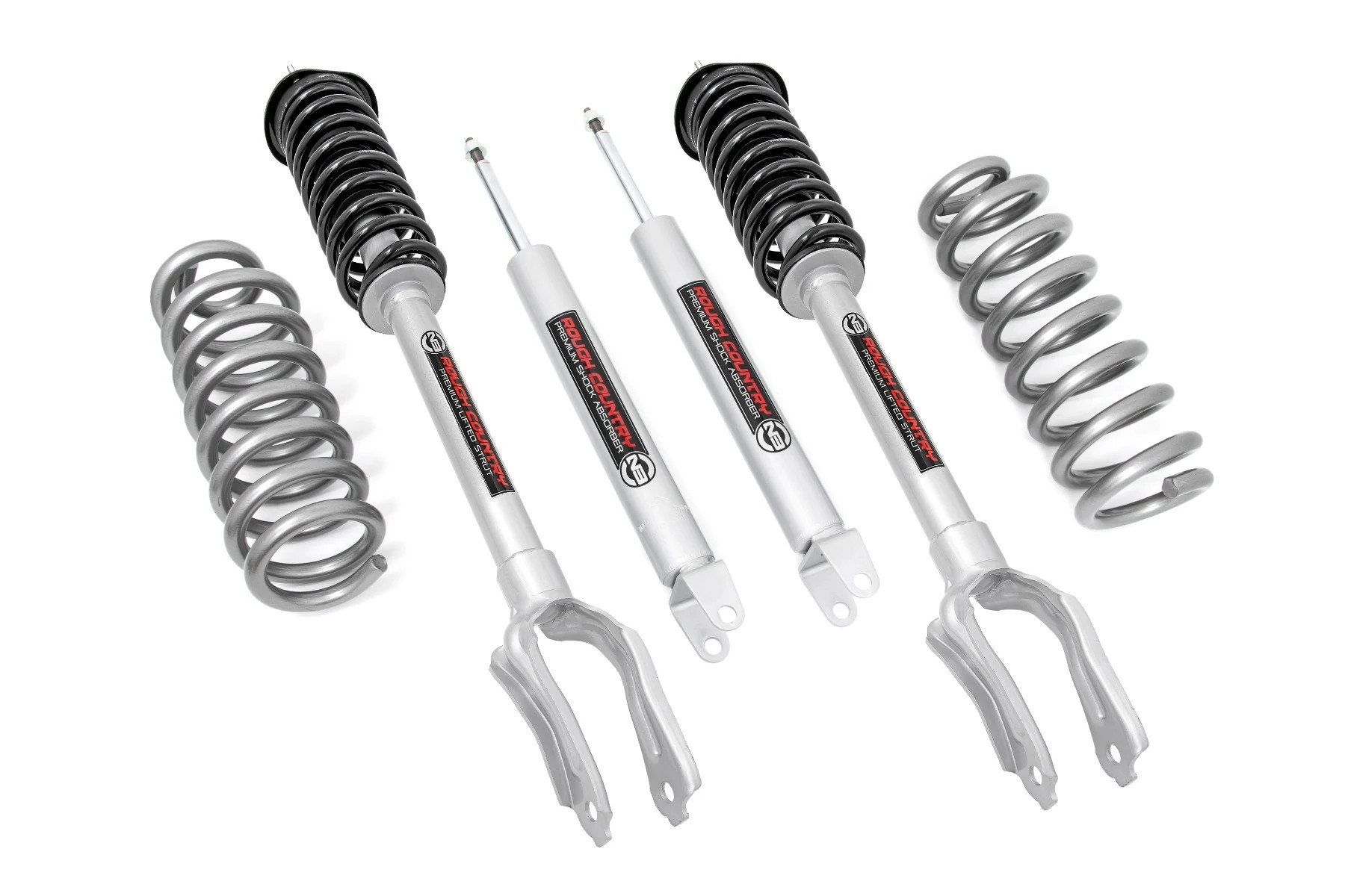 Rough Country 2.5 Inch Lift Kit N3 Struts | Jeep Grand Cherokee 4WD (2011-2015)
