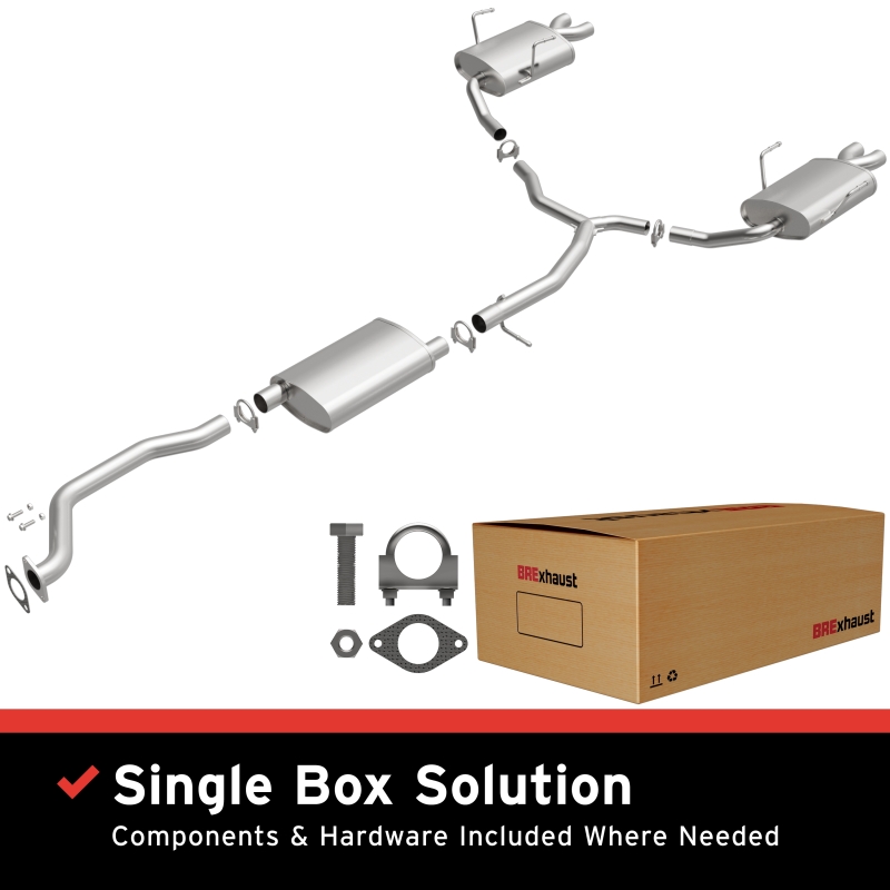 BRExhaust 09-12 GMC Acadia 3.6L Exhaust Kit - 106-0806