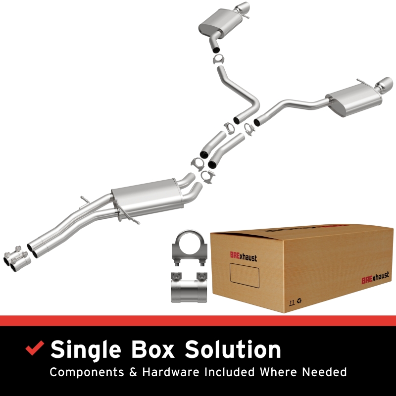 BRExhaust 12-15 Audi A6 Quattro A7 Quattro 3L Exhaust Kit - 106-0924
