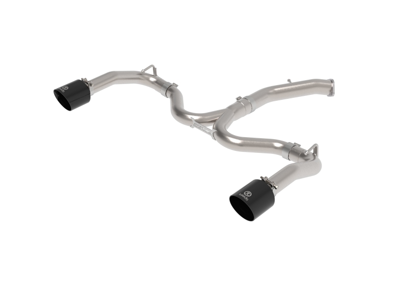 aFe 20-21 Kia Forte GT 1.6L 3in-2.5in 304 Stainless Steel Axle-Back Exhaust w/ Black Tips - 49-37037-B