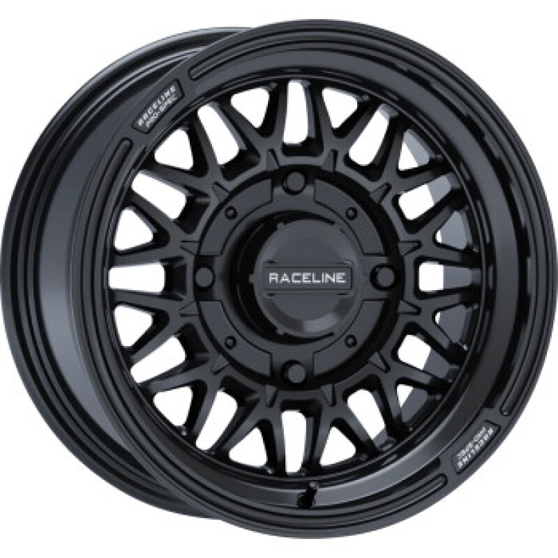 Raceline A13GB Omega 15x7in / 4x137 BP / 10mm Offset  / 110.18mm Bore - Gloss Black Wheel - A13GB-57037+10
